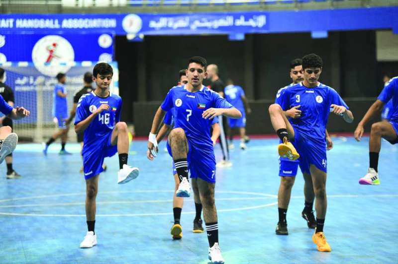 من تدريب أشبال اليد