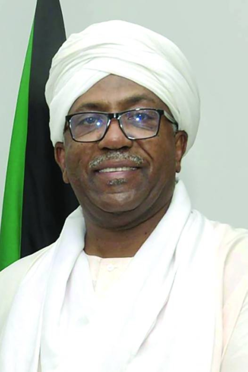 السفير السوداني عوض الكريم الريح بلة