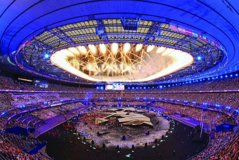 مشهد عام لحفل الختام (رويترز)