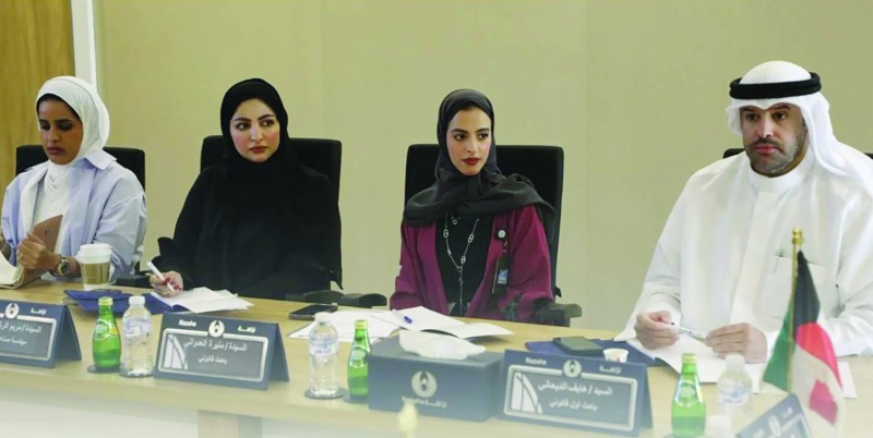 


جانب من اجتماع «نزاهة» و«الشباب» 