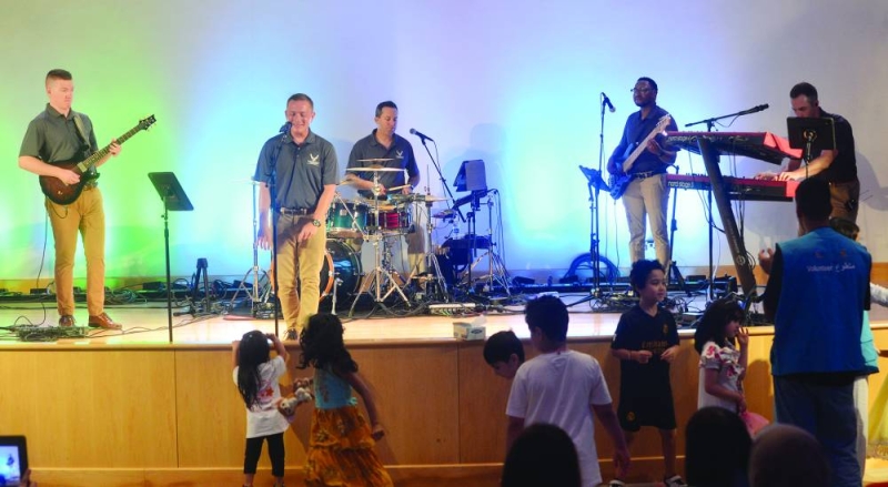 


جانب من أداء فرقة «AFCENT» 