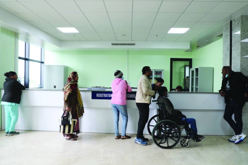 استقبال المراجعين