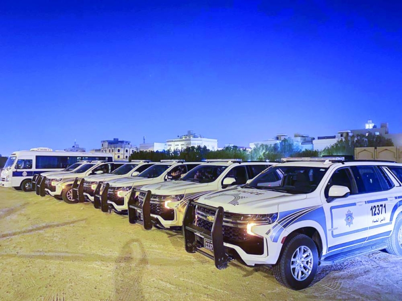 


عدد من الدوريات  المستخدمة في الحملة 