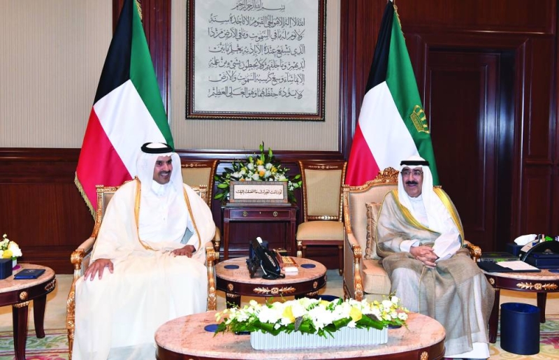 


صاحب السمو مستقبلاً الوزير القطري 