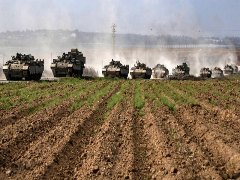 آليات الكيان الصهيوني دمرت القطاع الزراعي في غزة 