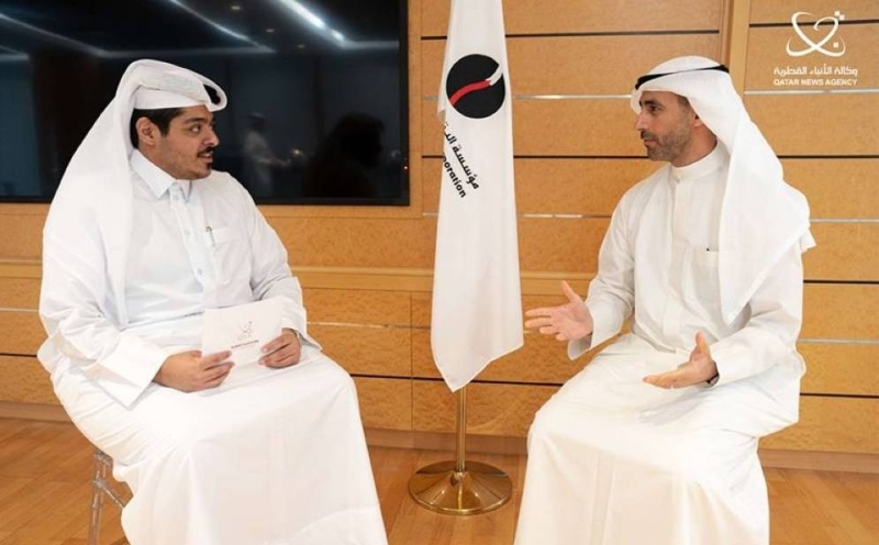 نواف السعود خلال الإدلاء بتصريحاته لـ«قنا»