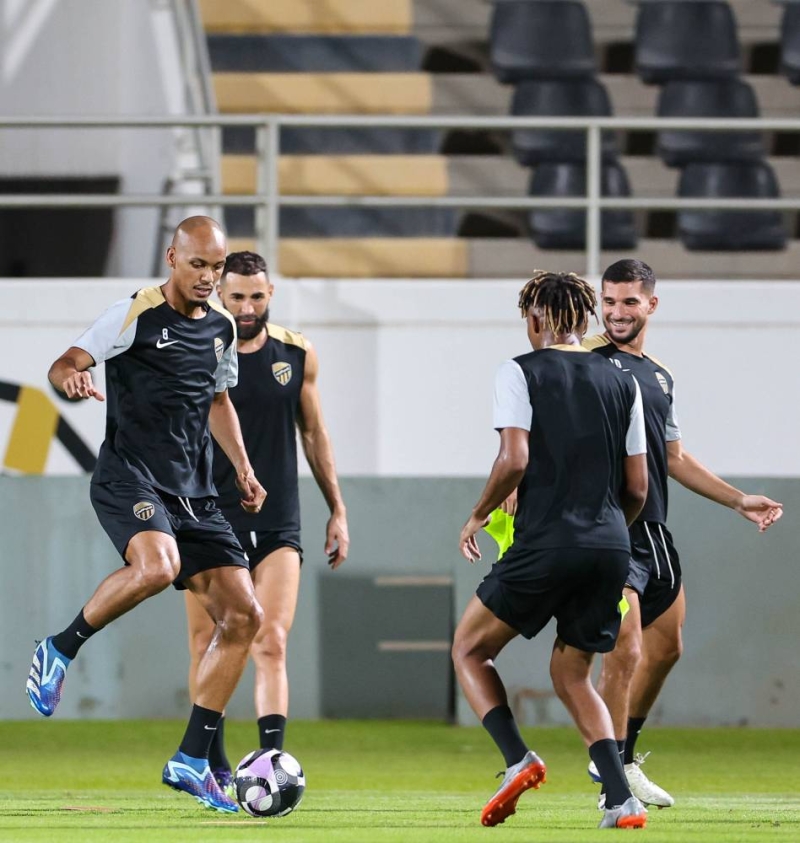 جانب من تدريب الاتحاد