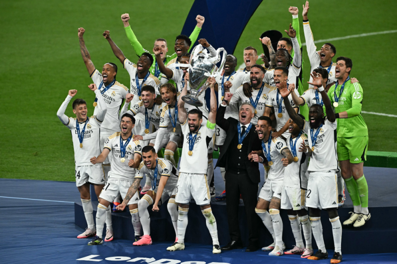 ريال مدريد متوجاً بلقب دوري أبطال أوروبا