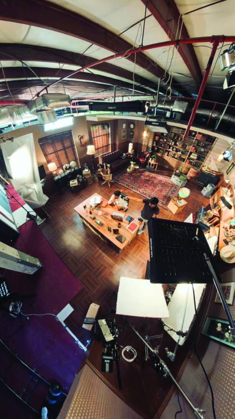 من أجواء استديو برنامج «مساحة تغيير»