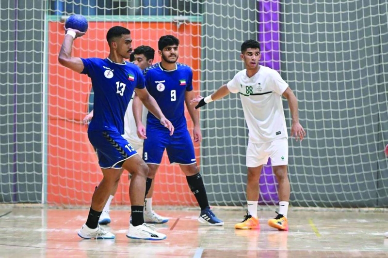 منتخب الكويت للناشئين في مباراة سابقة