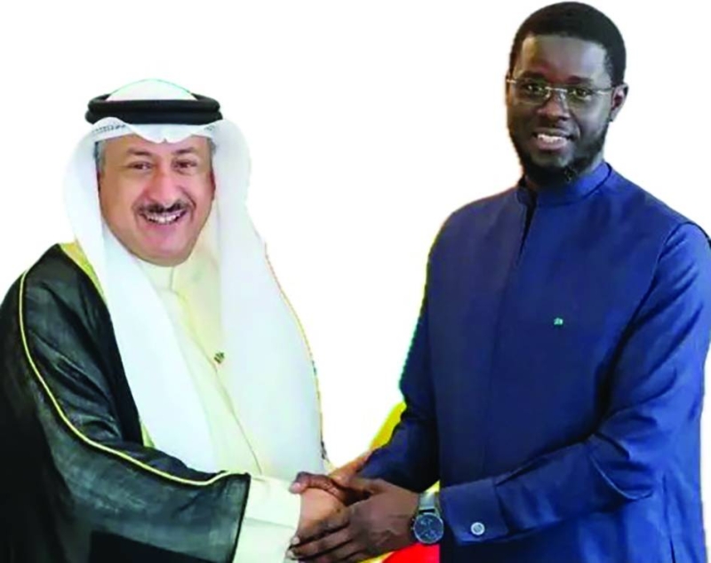 رئيس السنغال مودّعاً السفير عادل الأمير