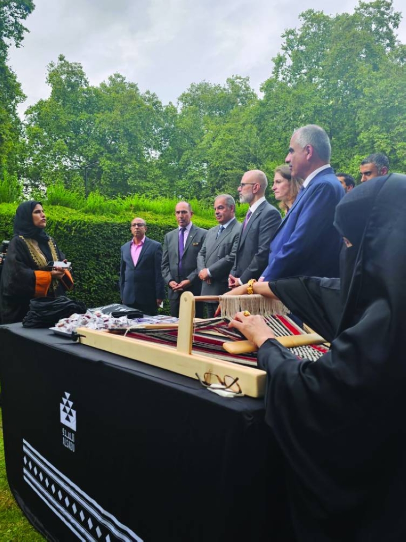 جانب من افتتاح الأسبوع الثقافي الكويتي في بريطانيا