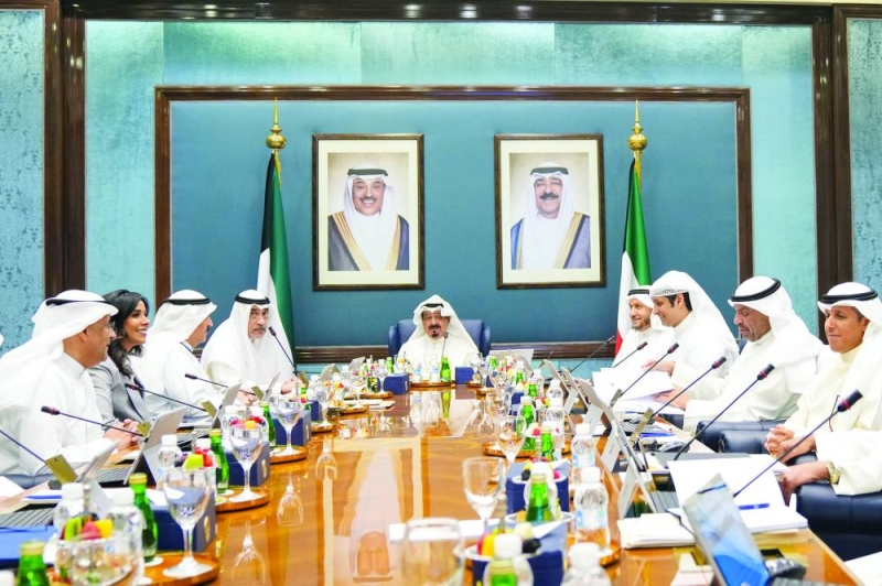 العبدالله مترئساً اجتماع مجلس الوزراء 