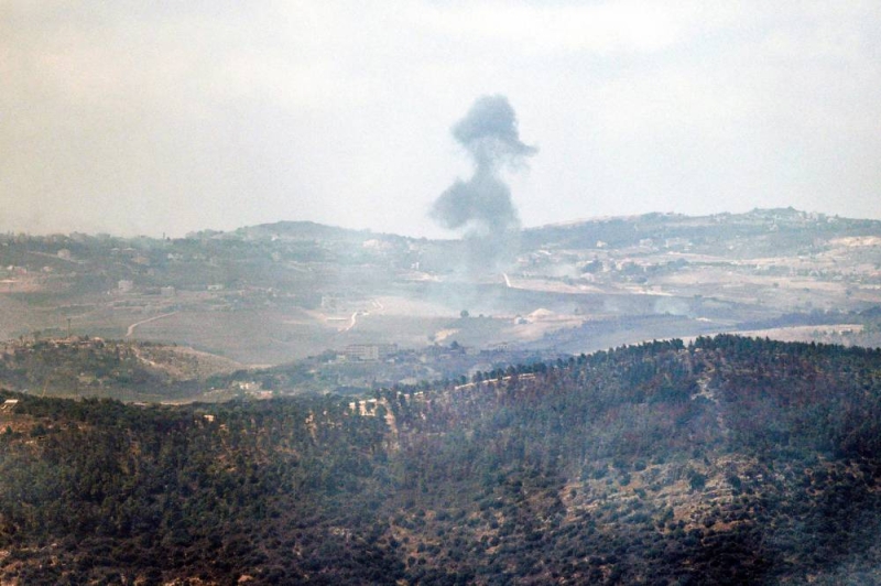 قصف إسرائيلي على جنوب لبنان   (أ ف ب)