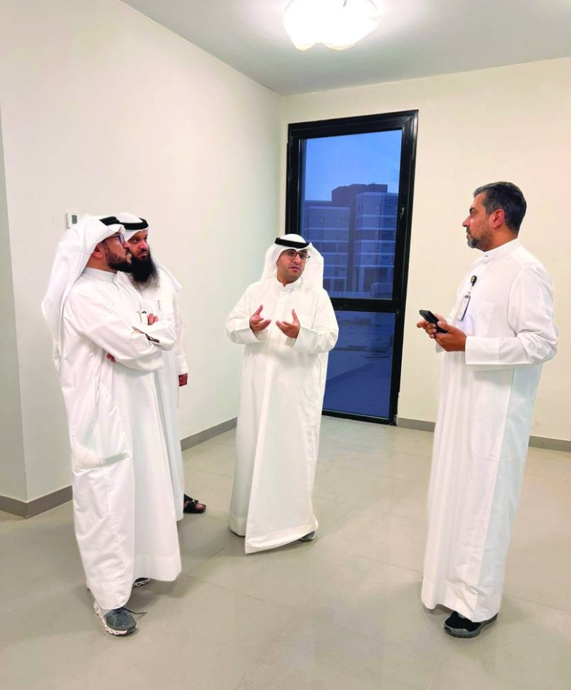 المشاري يطلع على أعمال القسائم السكنية 