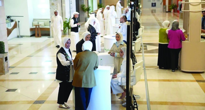 جانب من المعرض الأكاديمي