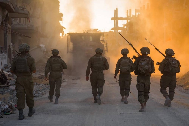 عناصر من جيش الاحتلال في غزة (أ ف ب)