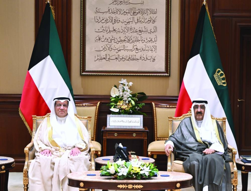 صاحب السمو خلال استقباله رئيس المجلس الأعلى للقضاء 