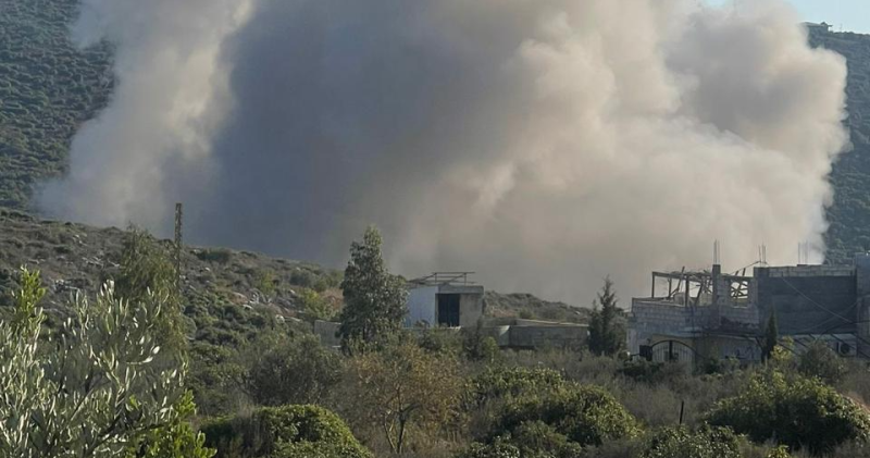 غارات عنيفة على قضاء صور جنوب لبنان أمس