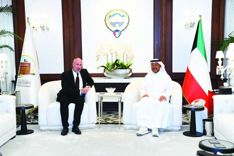 ... ومُلتقياً سفير هنغاريا