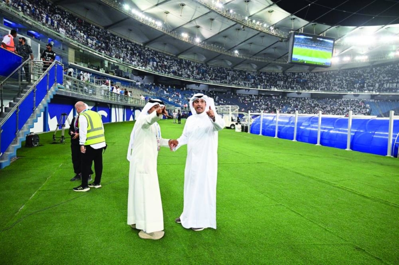 المطيري تواجد مبكراً