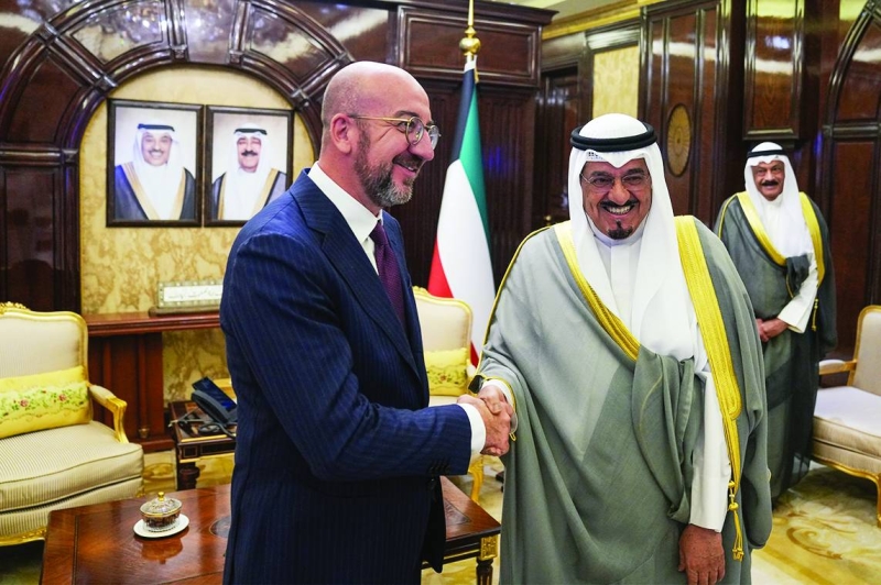 


رئيس الوزراء أثناء لقائه رئيس المجلس الأوروبي 