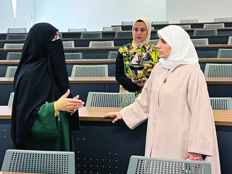 تفقّد قاعات الكلية