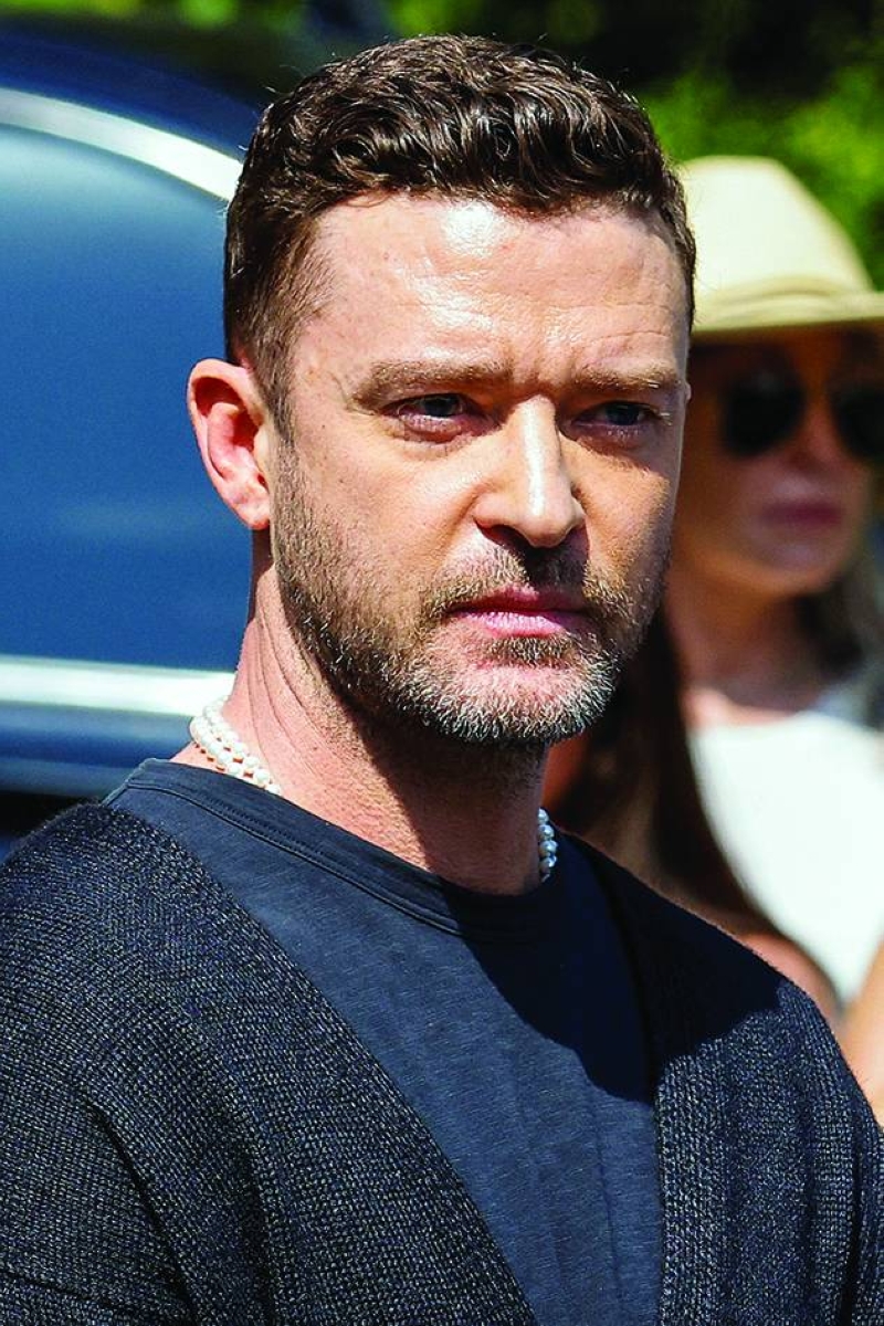 جاستن تيمبرليك بعد خروجه من المحكمة