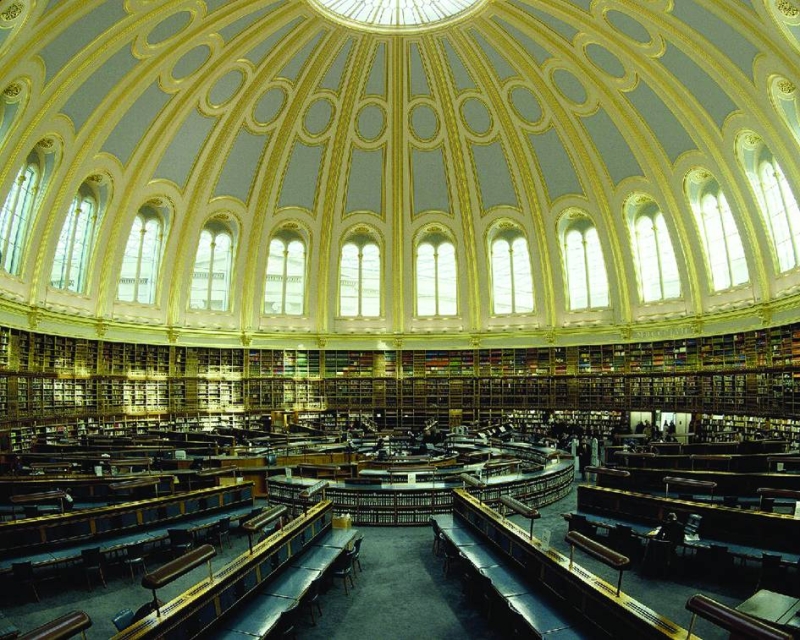 بهو «غرفة القراءة» بالمتحف البريطاني 