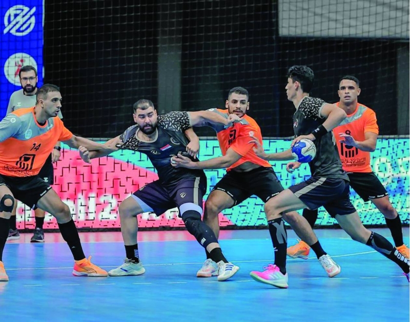 من مباراة الحشد العراقي والأهلي المصري