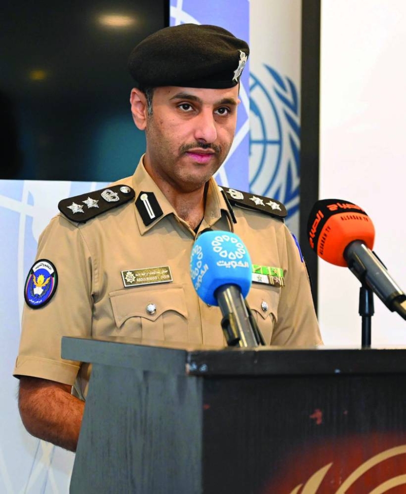 العقيد إبراهيم النجادة يُلقي كلمته