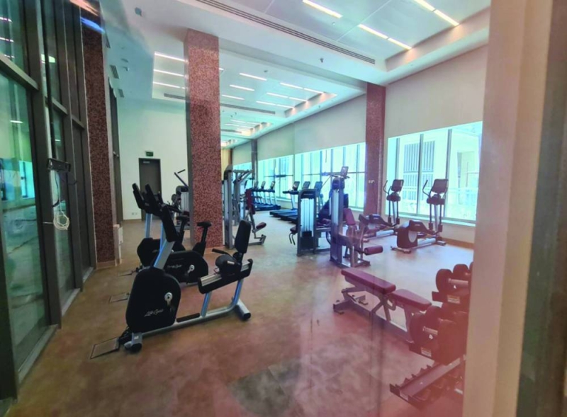 صالة رياضية في السكن