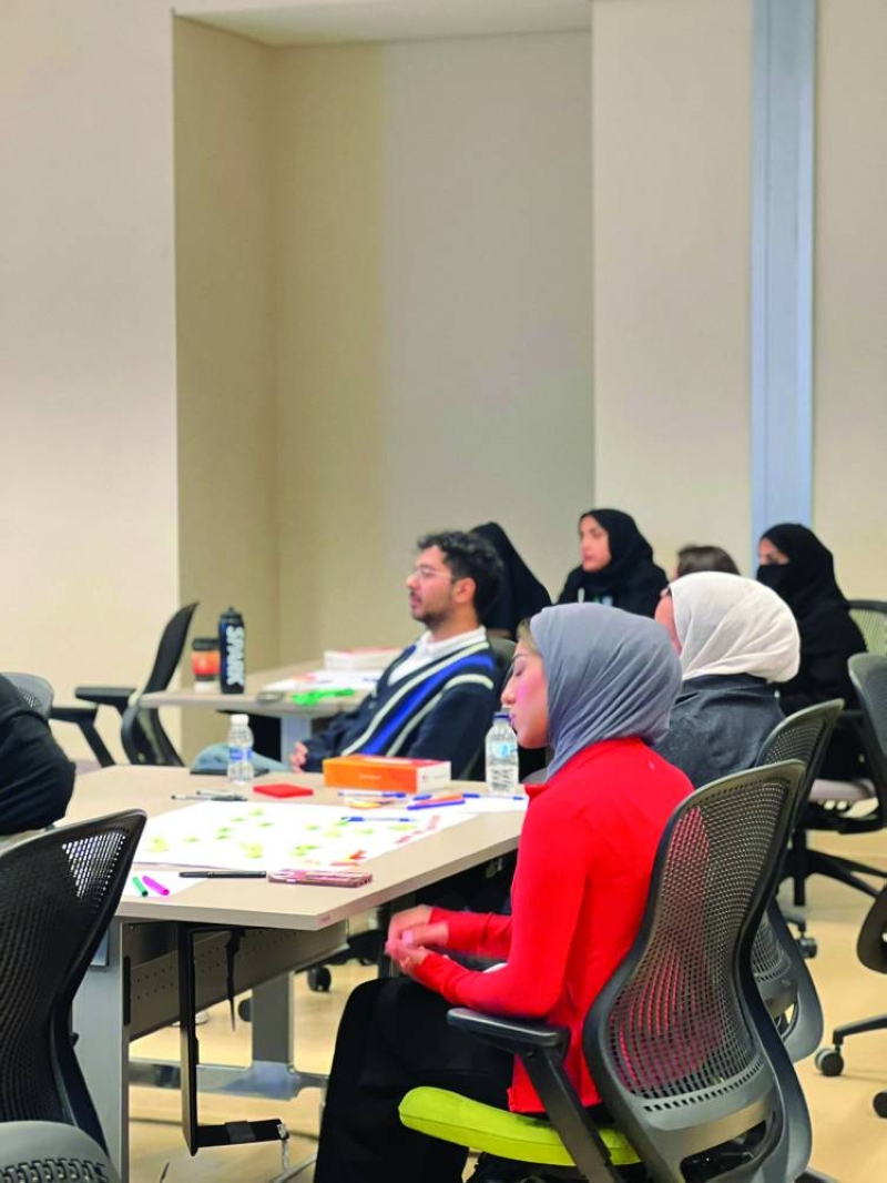 جانب من حضور الورش