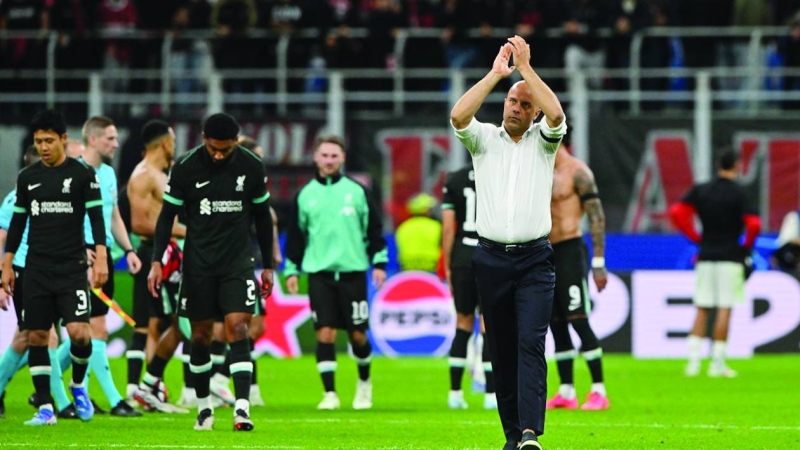 


مدرب ليفربول آرني سلوت يأمل بعودة فريقه للتألق على المستوى المحلي 