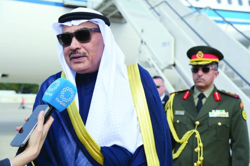 


ممثل الأمير متحدثاً لدى وصوله نيويورك 