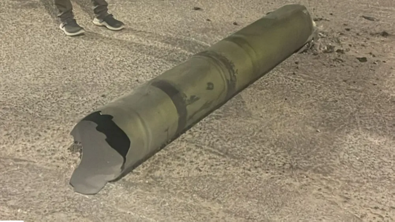 بقايا صاروخ «فادي» سقط على إسرائيل