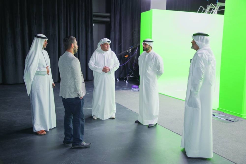 


وفد «الراي» في أحد استوديوهات «البرامجي المشترك» 