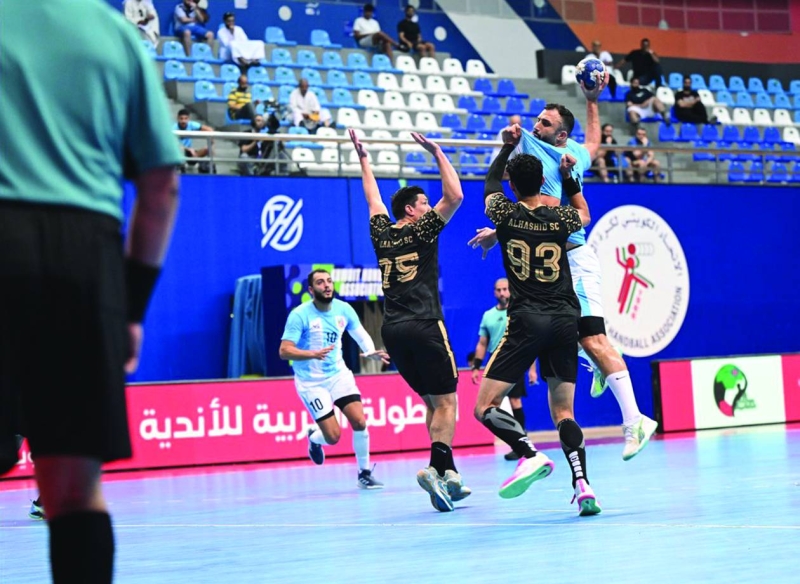 من مباراة السالمية والحشد العراقي