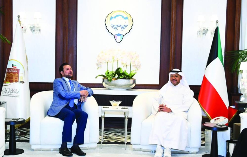 وملتقياً سفير نيكاراغوا