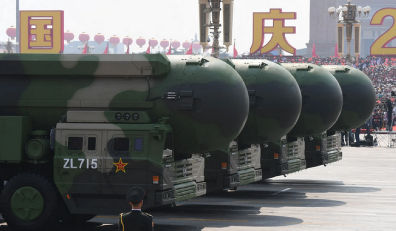 صاروخ صيني عابر للقارات  (أ ف ب - أرشيفية)