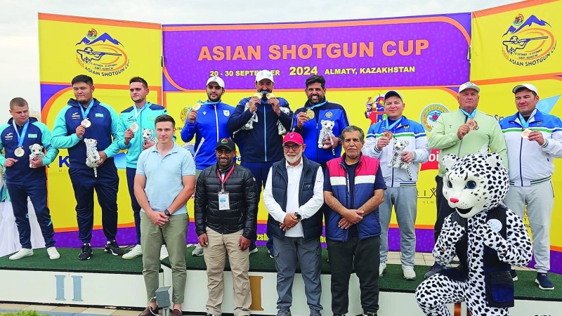 


رماة الكويت على منصة التتويج 