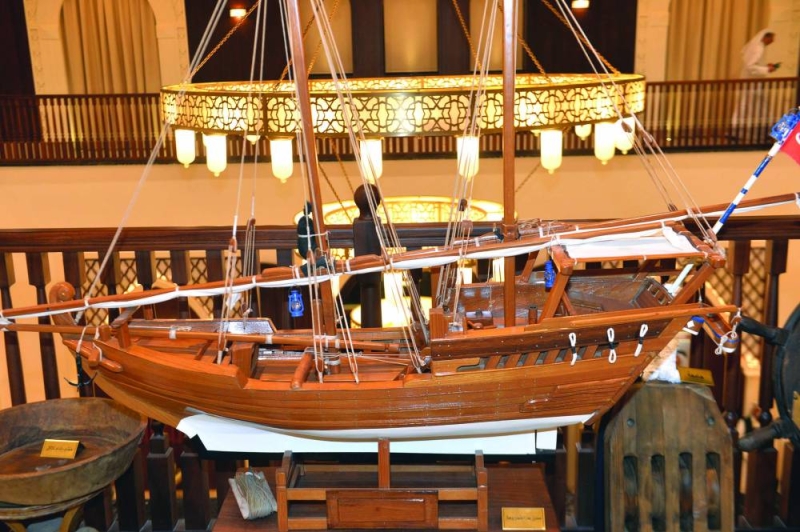 إحدى السفن التراثية