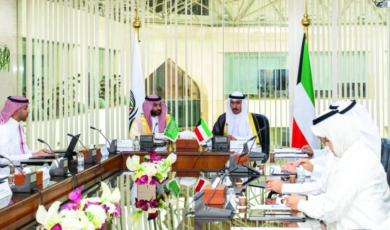 الرشيدي والقبلان خلال اجتماع «الأشغال» و«تنمية الصادرات»