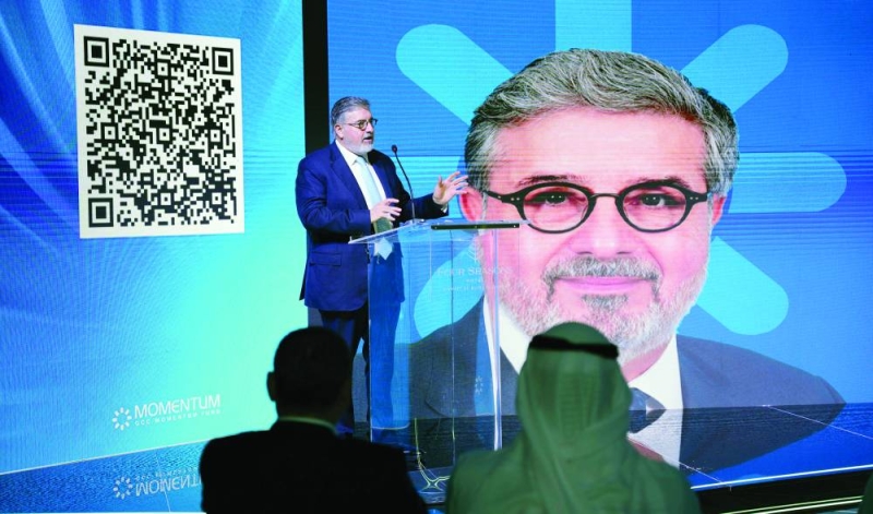 علي خليل يلقي كلمته الترحيبية 