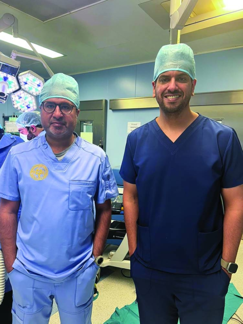 الدكتور مفرج الهاجري والدكتور علي الجويعد 