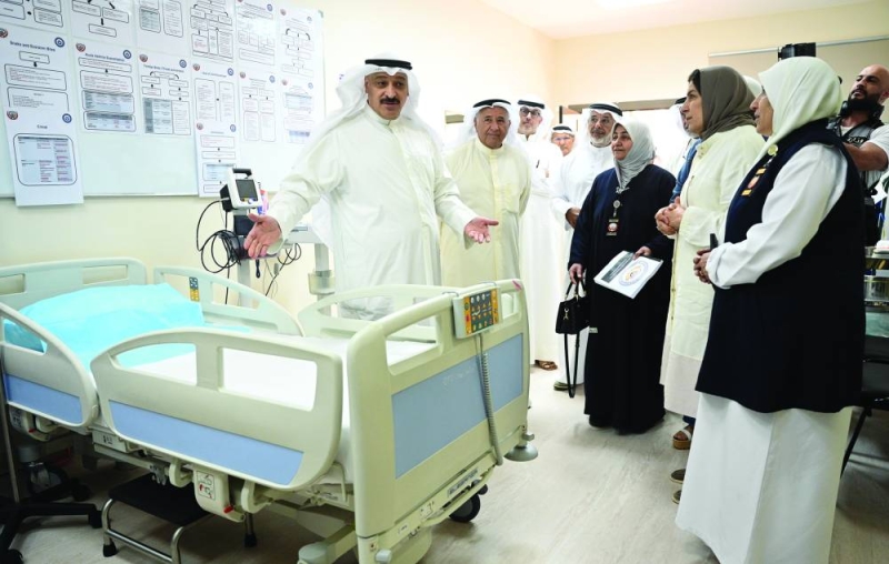 


جانب من الجولة في المركز 