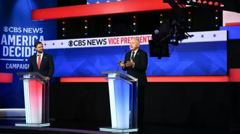 جانب من مناظرة نيويورك (أ ف ب)