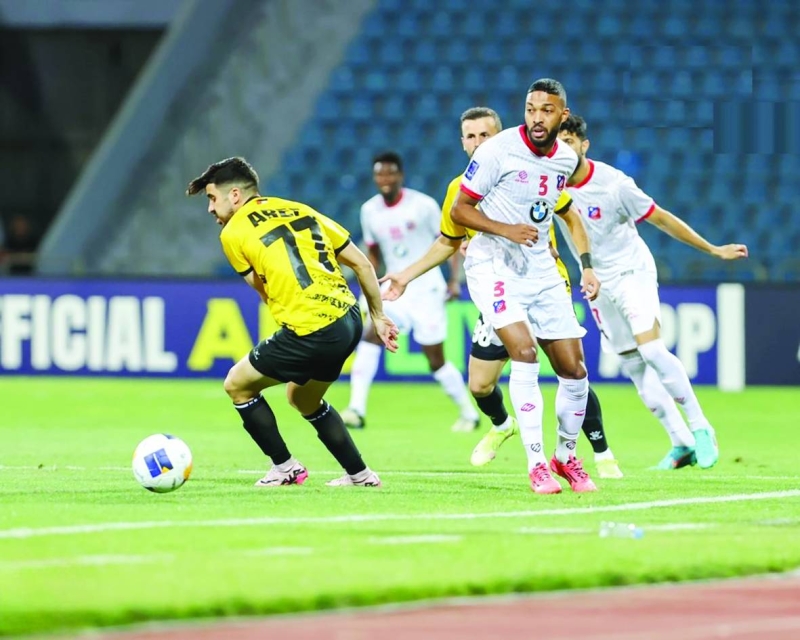 جانب من مباراة الكويت