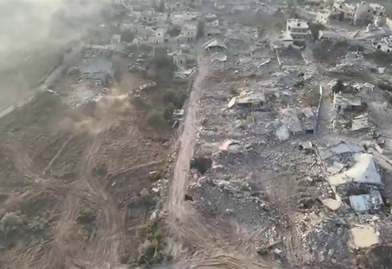 دمار واسع في يارون بعد قصف إسرائيلي