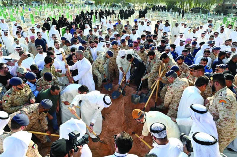 مواراة الشهيد الثرى